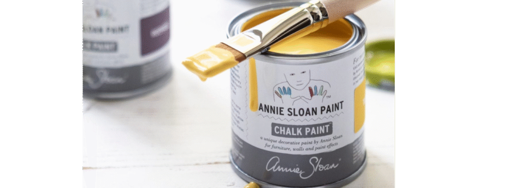 Yellow Anne Sloan Chalk paint