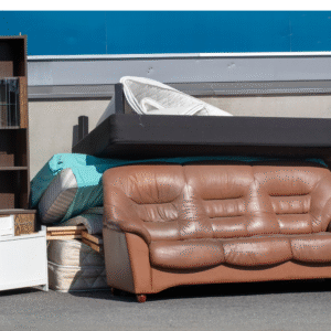 Furniture sitting to be repurpose.