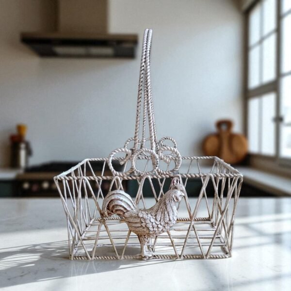 rustic chicken wire basket – farmhouse storage & décor