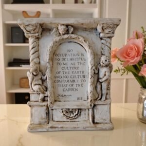 textured stone wall art sculpture