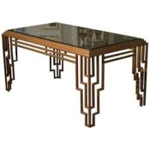 Art Deco metal coffee table