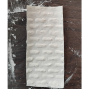 Puff paint brick.