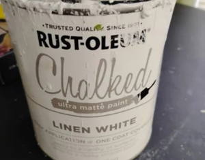 Linen White Chalk paint.