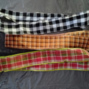 Assorted ribbons.