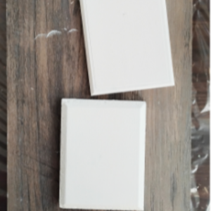 Whited painted plaques