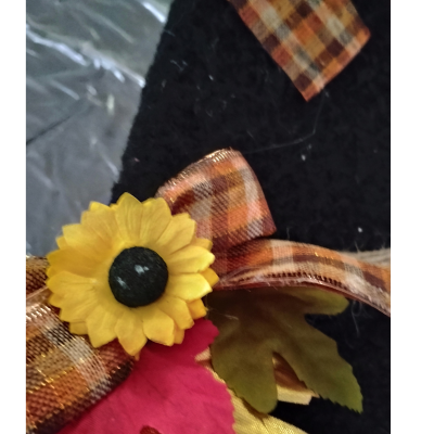 Ribbon and sunflower
