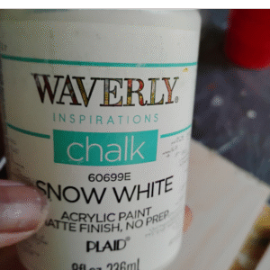 Waverly snow white chalk paint