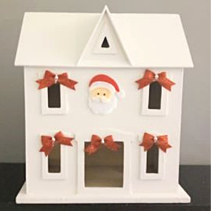 White Santa house