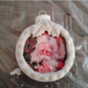 Santa ornament