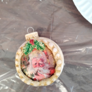 Santa ornament