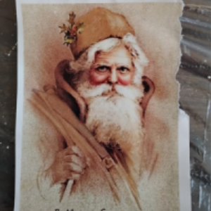 Santa tissue paper