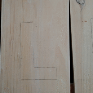 Traced letters