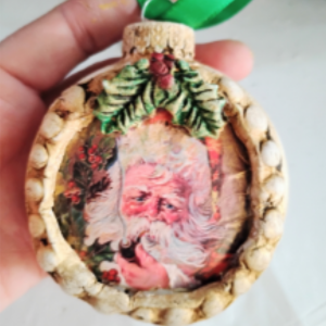 Santa ornament
