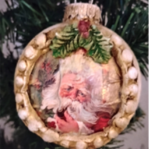 Santa ornament