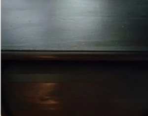 Painted black box.