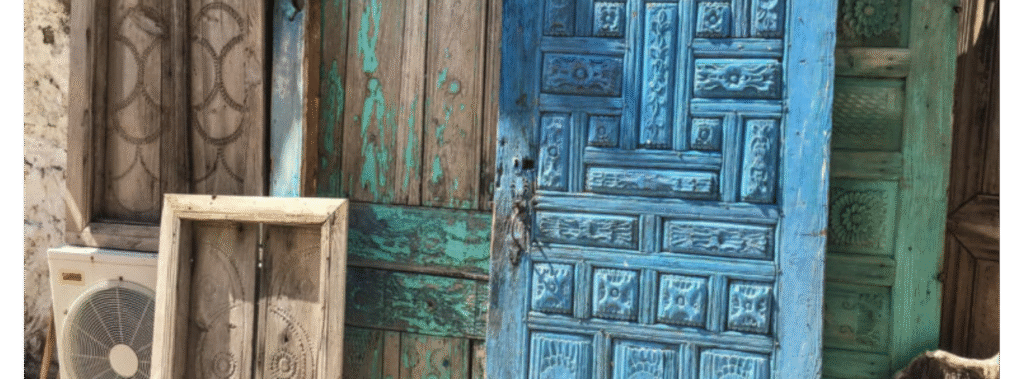 Recycle doors for headboards.