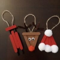 Popsicle ornaments