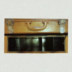 vintage brown luggage