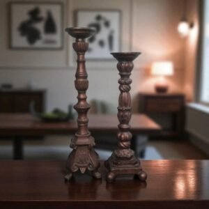 similar 2 iron candle holders