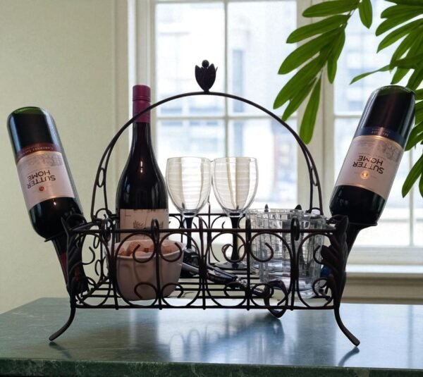 small table wine rack