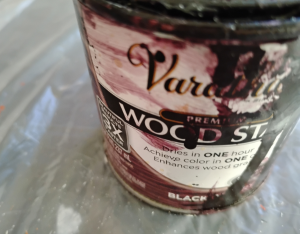 Black Cherry stain.